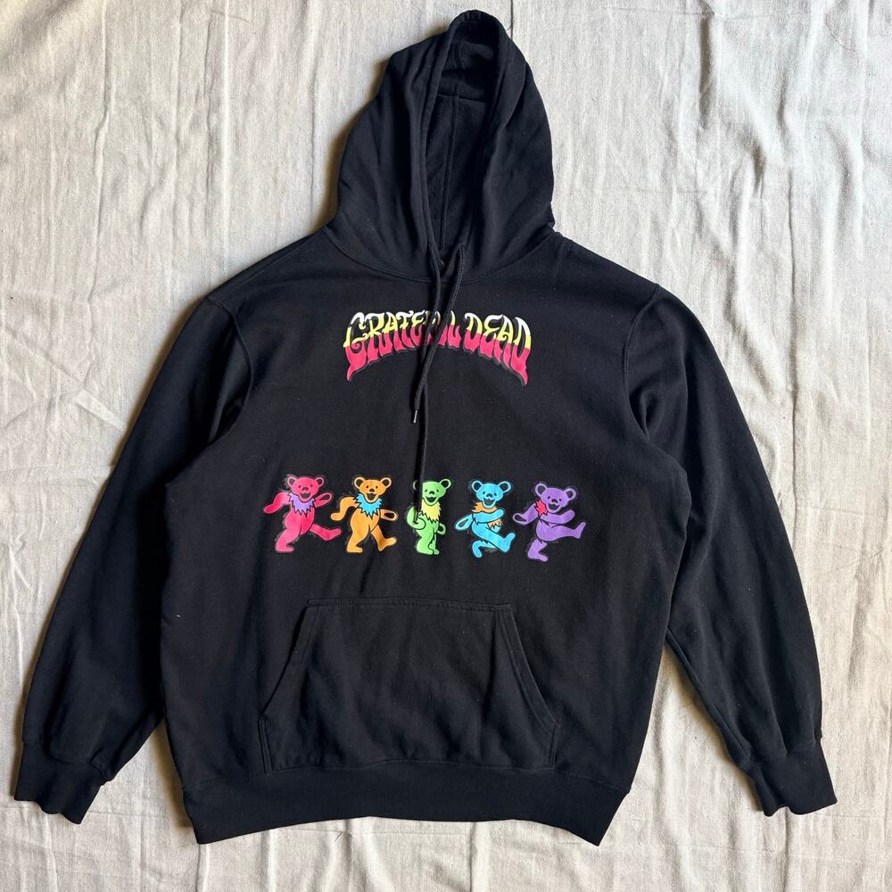 Grateful Dead Hoodie Men's XL Pullover Sweatshirt Dancing Bears Graphic Retro